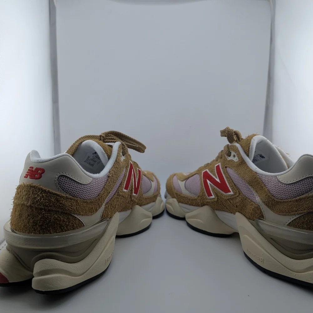 New Balance 9060 - Brown, Pink, And Red - Picture 5 of 6